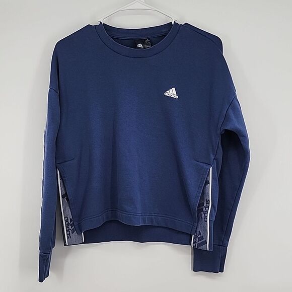 Adidas‎ Womens Cropped Long sleeve Top Size Small - Picture 1 of 7